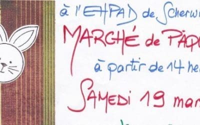 Marché de Paques a l&rsquo; Ehpad