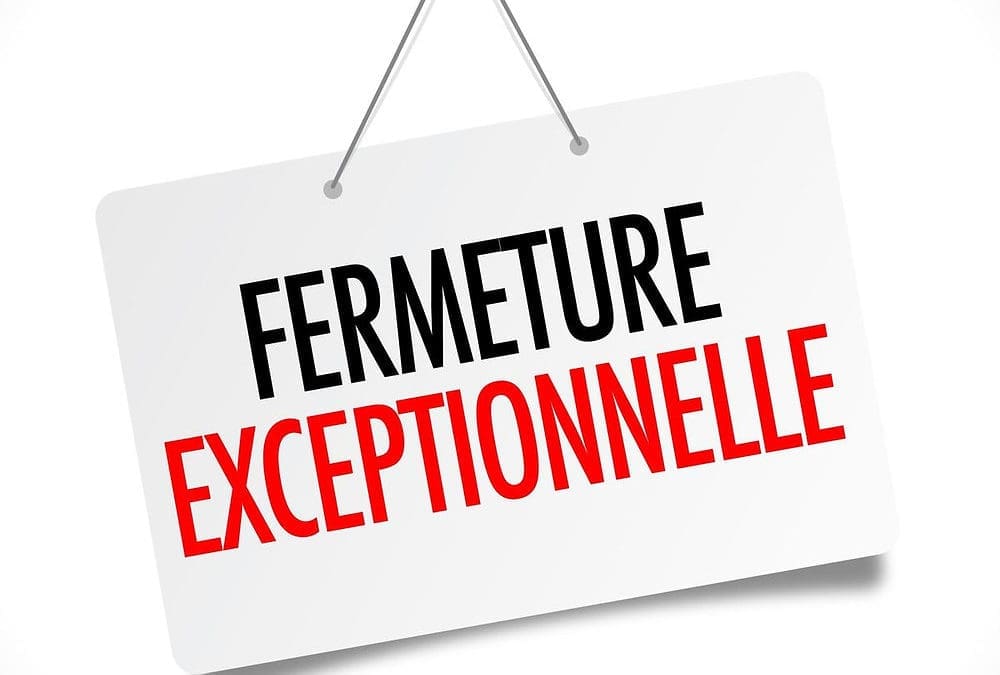 Fermeture de la Mairie